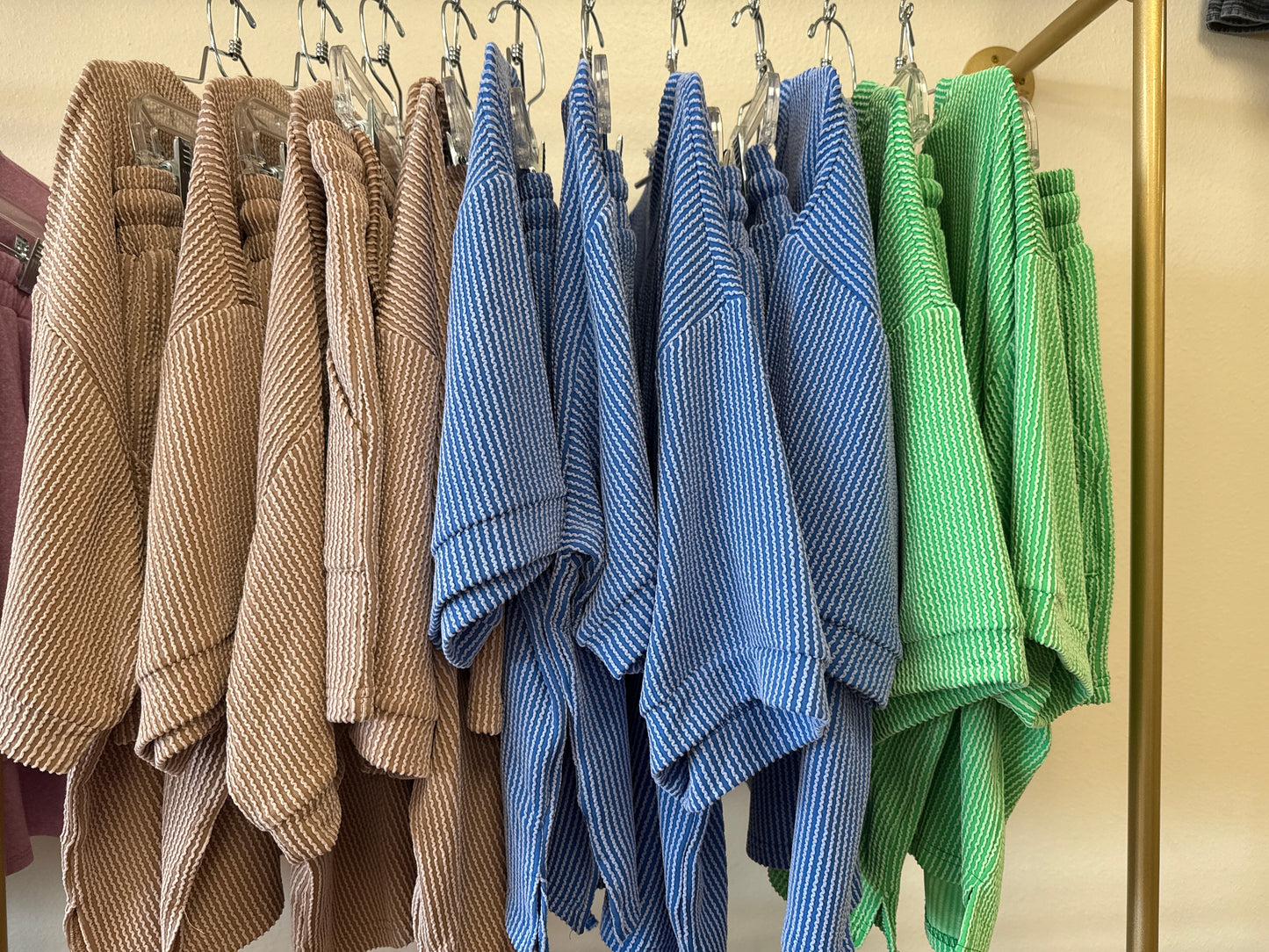S+S Ribbed Shorts Set