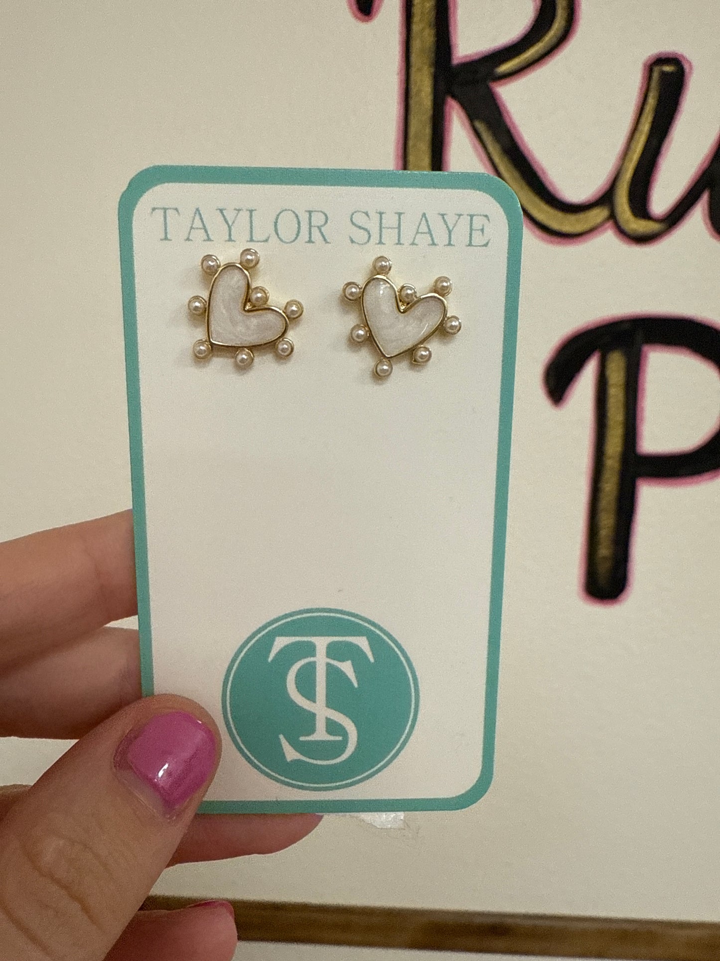 TS Sophia Heart Studs