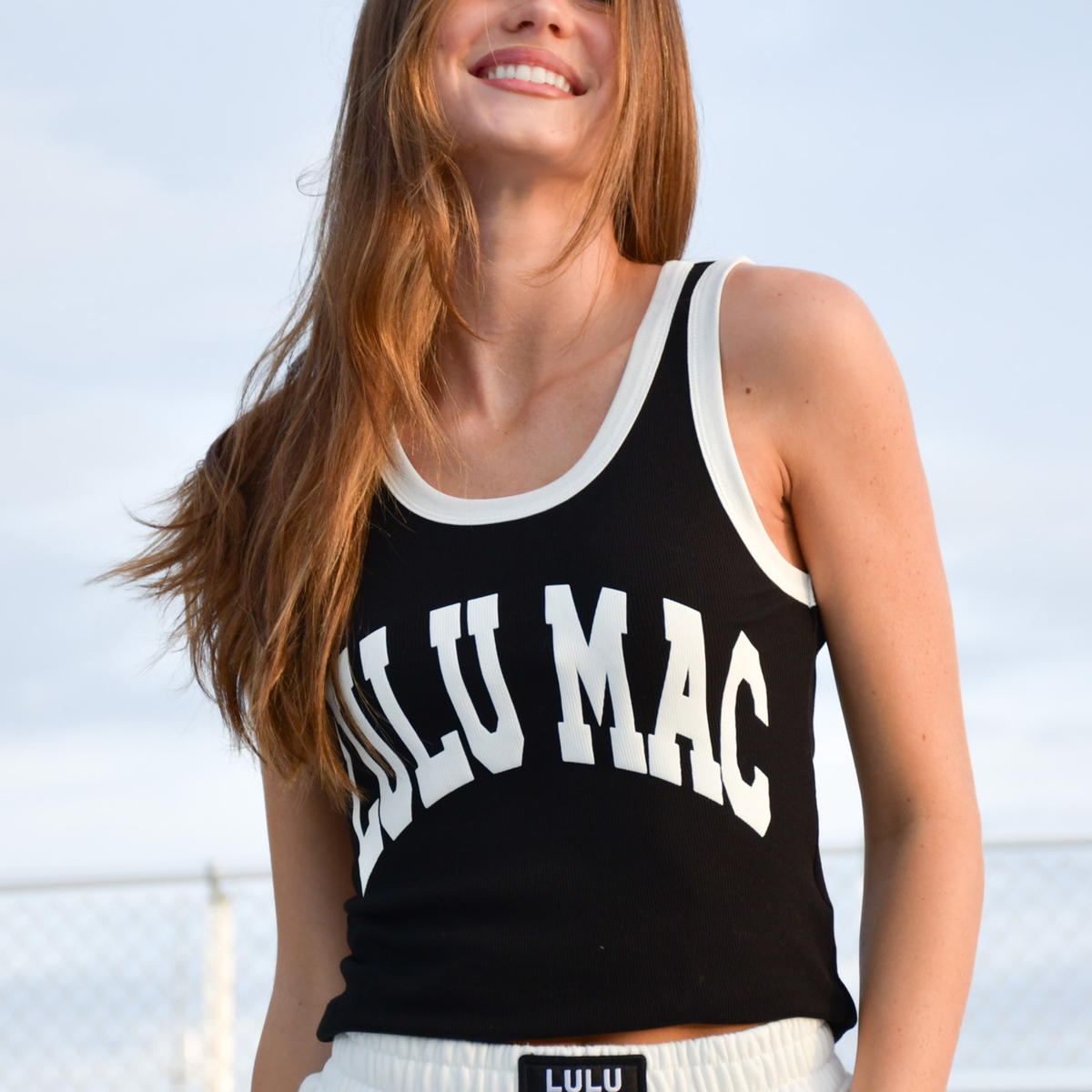 LM Tank- Black/White