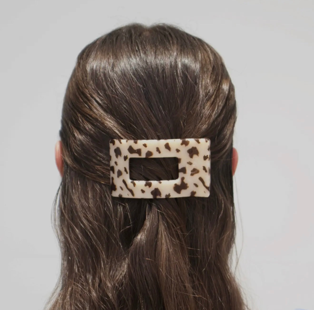 Teleties Small Flat Rectangle Clip