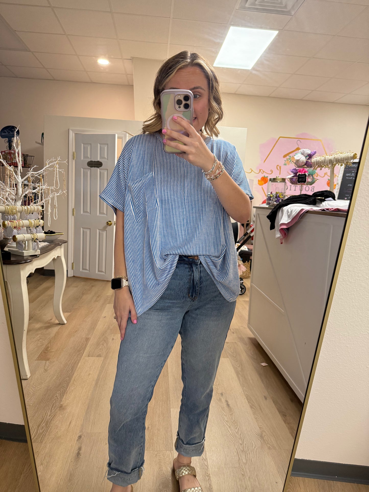 Zenana Two Toned Ribbed Top