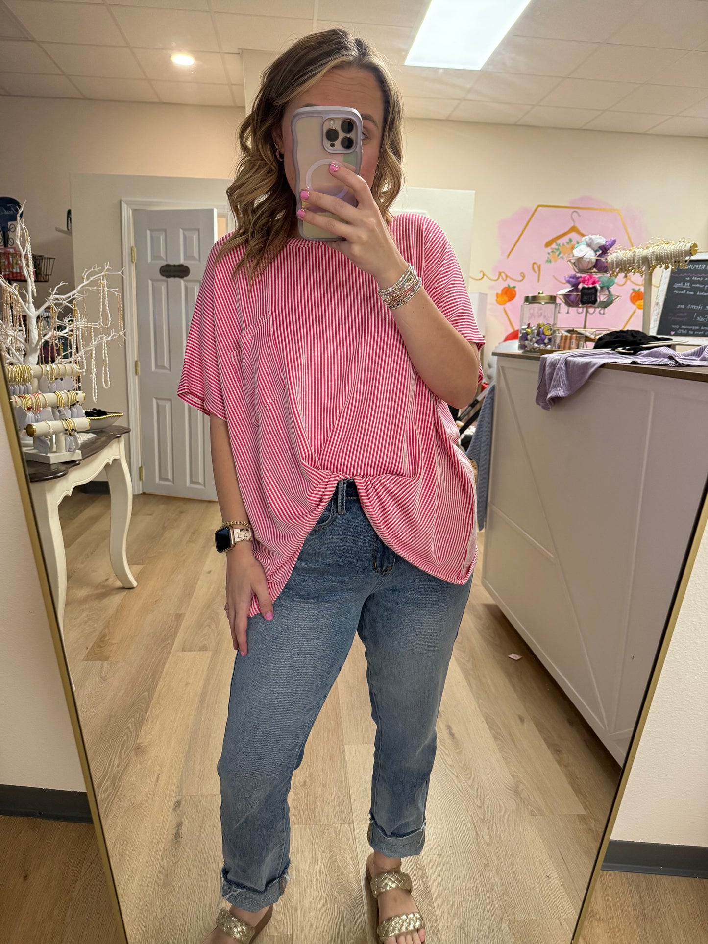 Zenana Two Toned Ribbed Top