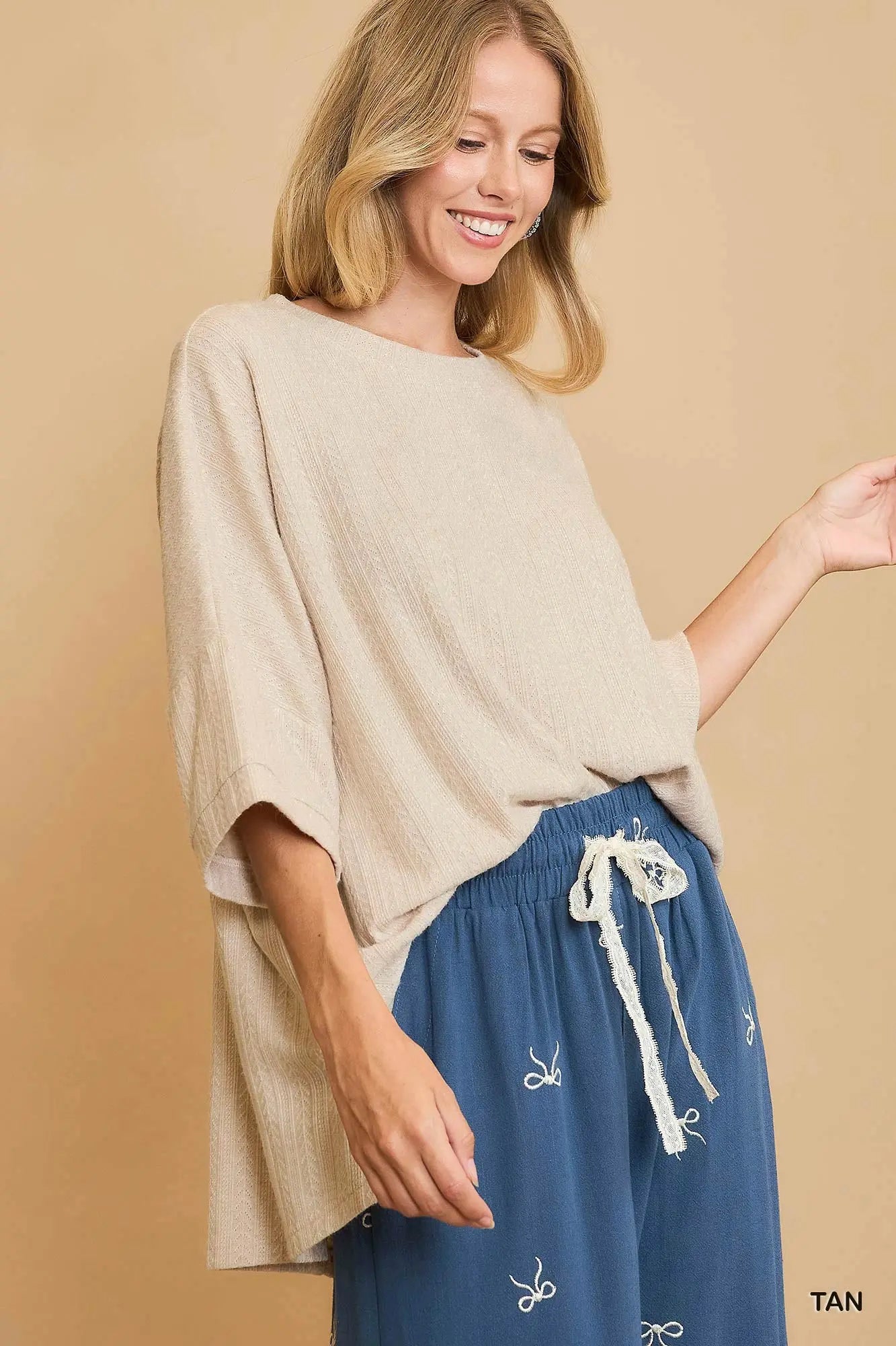 Umgee Soft Touch Oversized Top