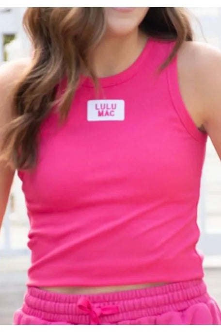 LuLu Mac Tank- Hot Pink