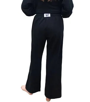 LuLu Mac Terry Cloth Pants- Black