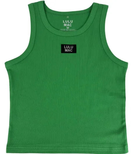 LuLu Mac Solid Tanks- Green