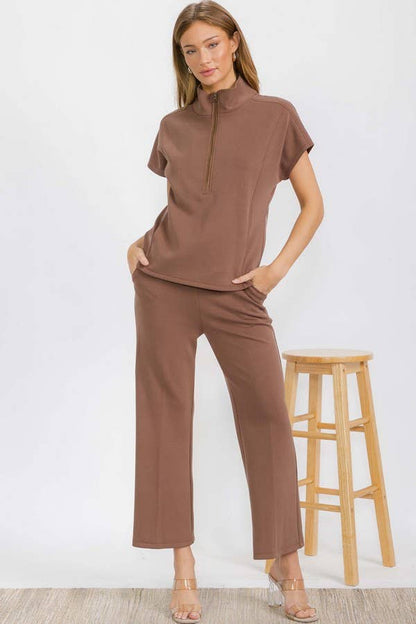Women's Sofie Soft Cropped Pants : Navy