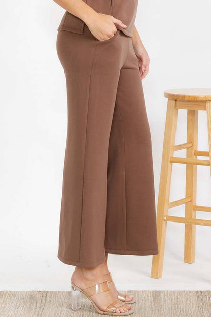 Women's Sofie Soft Cropped Pants : Oatmeal
