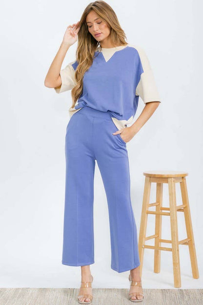 Women's Sofie Soft Cropped Pants : Navy