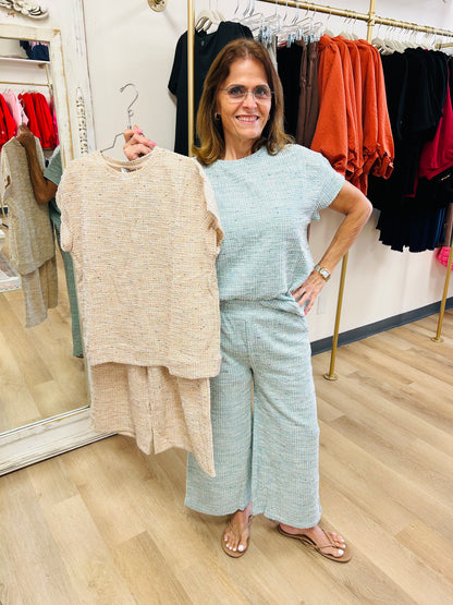Sewn + Be Seen A Little Sparkle Pants Set