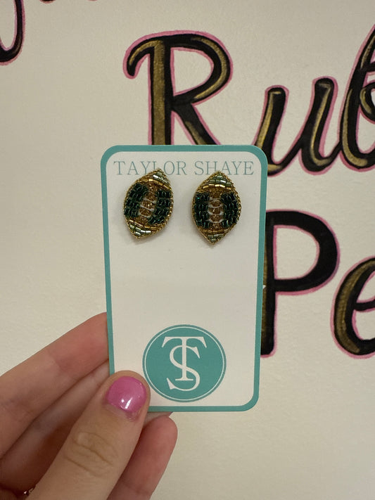 TS Football Stud Earrings