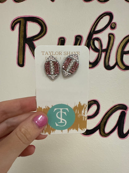 TS Football Stud Earrings