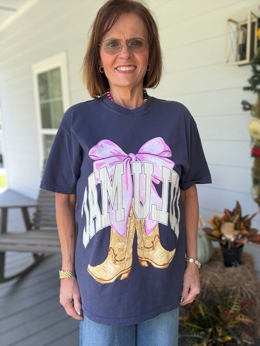 LM Stripes & Boots Tee