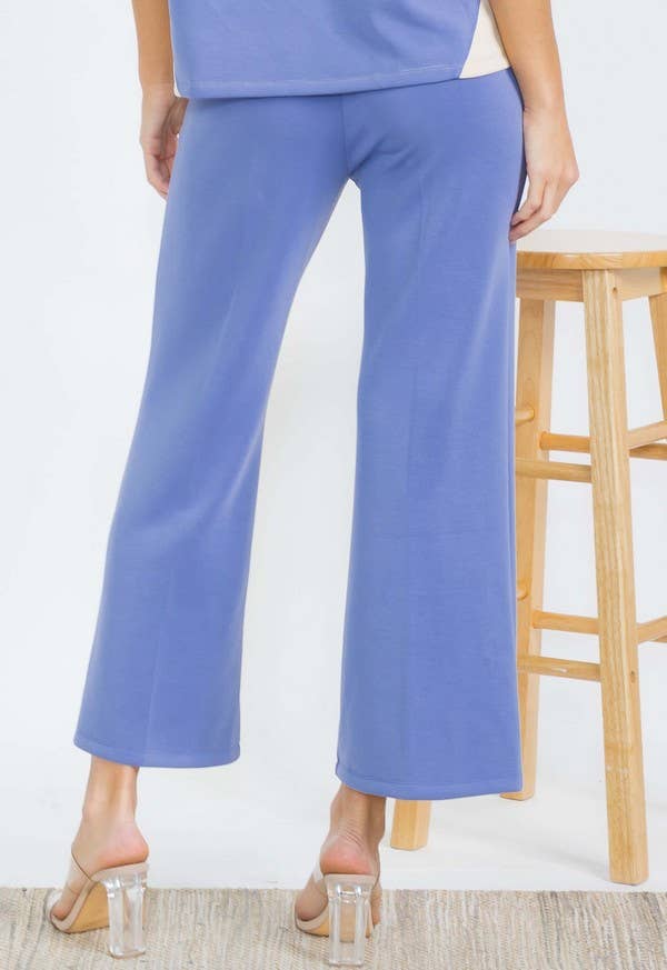 Women's Sofie Soft Cropped Pants : Navy