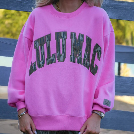 LM Bottomland Sweatshirt- Bubblegum Pink