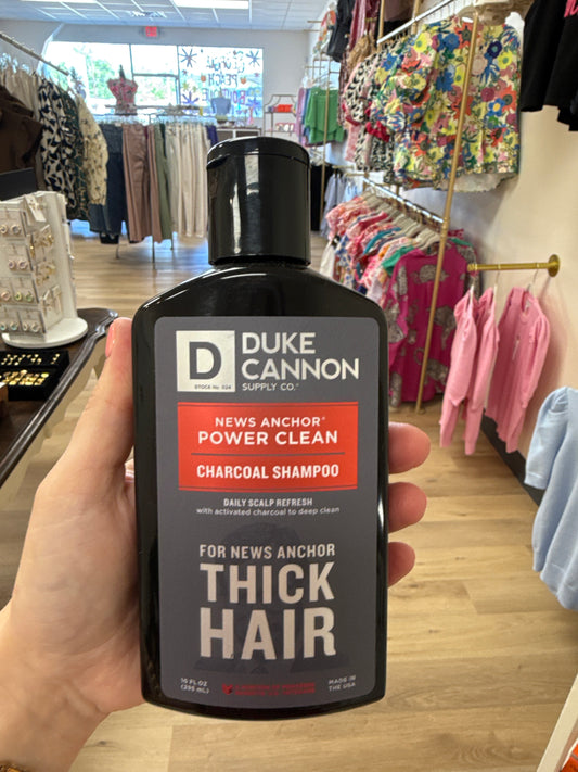 Duke Cannon Power Clean Charcoal Shampoo