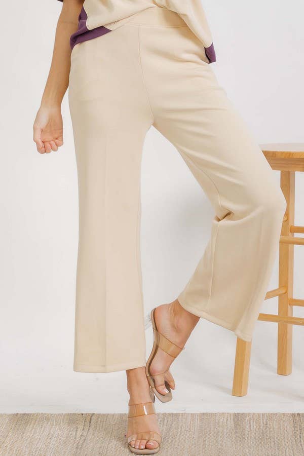 Women's Sofie Soft Cropped Pants : Navy