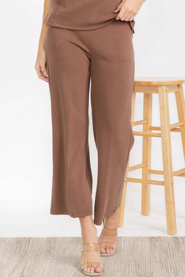 Women's Sofie Soft Cropped Pants : Oatmeal
