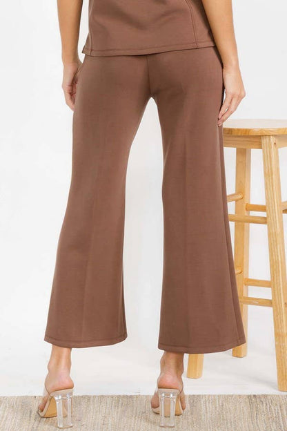 Women's Sofie Soft Cropped Pants : Navy