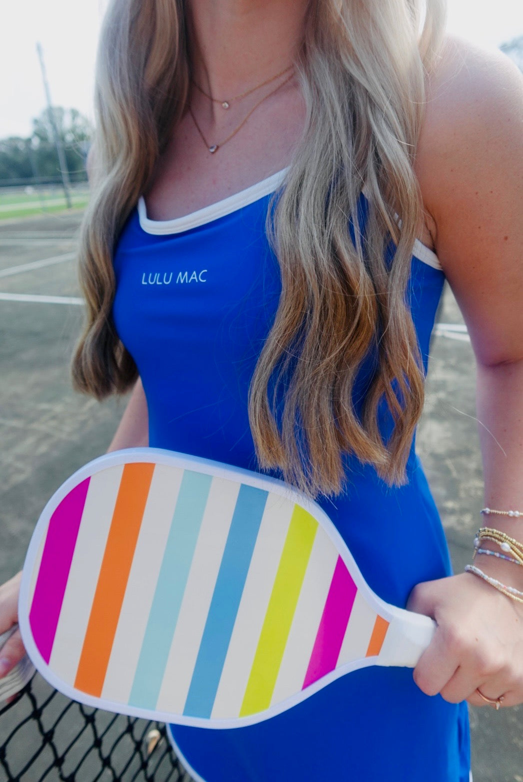 LM Athletic Dress - Royal/White