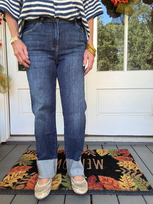 Bayeas Straight Leg Cuff Bottoms