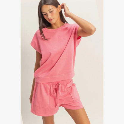 DZ Sleeveless Crew Neck Set