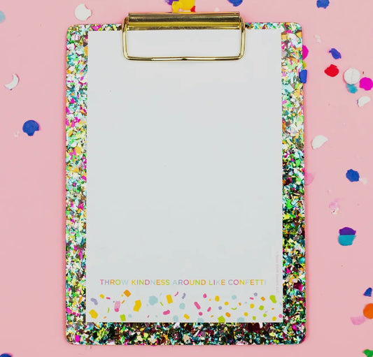 TE Acrylic Clipboard w/ Notepad Set