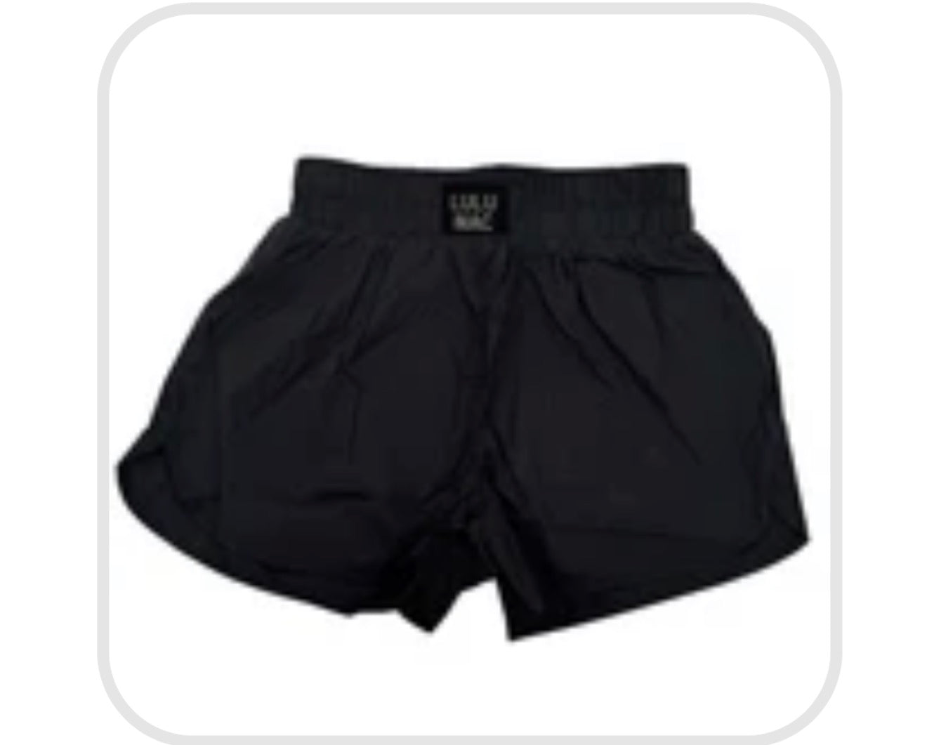 LuLu Mac OG Windbreaker Shorts- Black