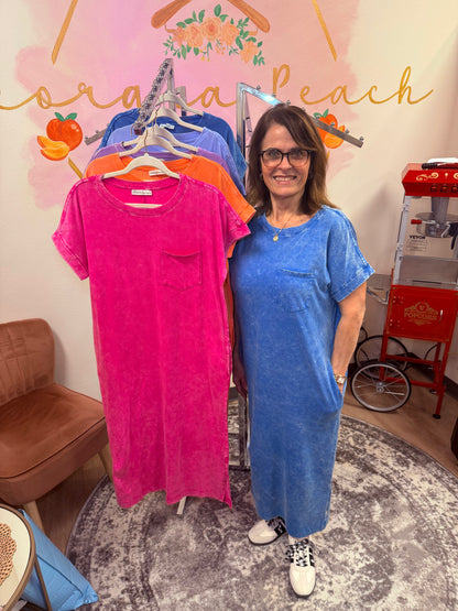 Zenana T-Shirt Midi Dress