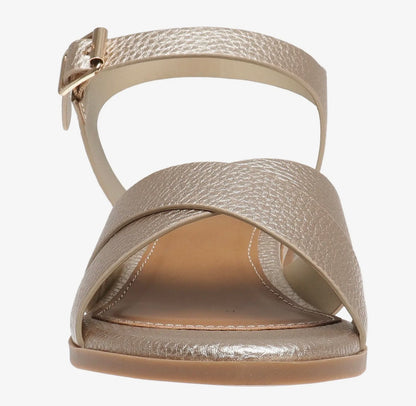 Pierre Dumas Silvia Gold Sandals