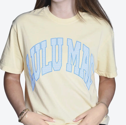LuLu Mac Polka Dot Comfort Color Tee