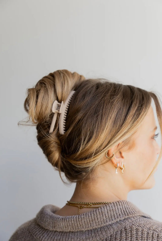 Kaxi Mini Everything Claw Clip- Mocha