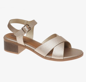 Pierre Dumas Silvia Gold Sandals