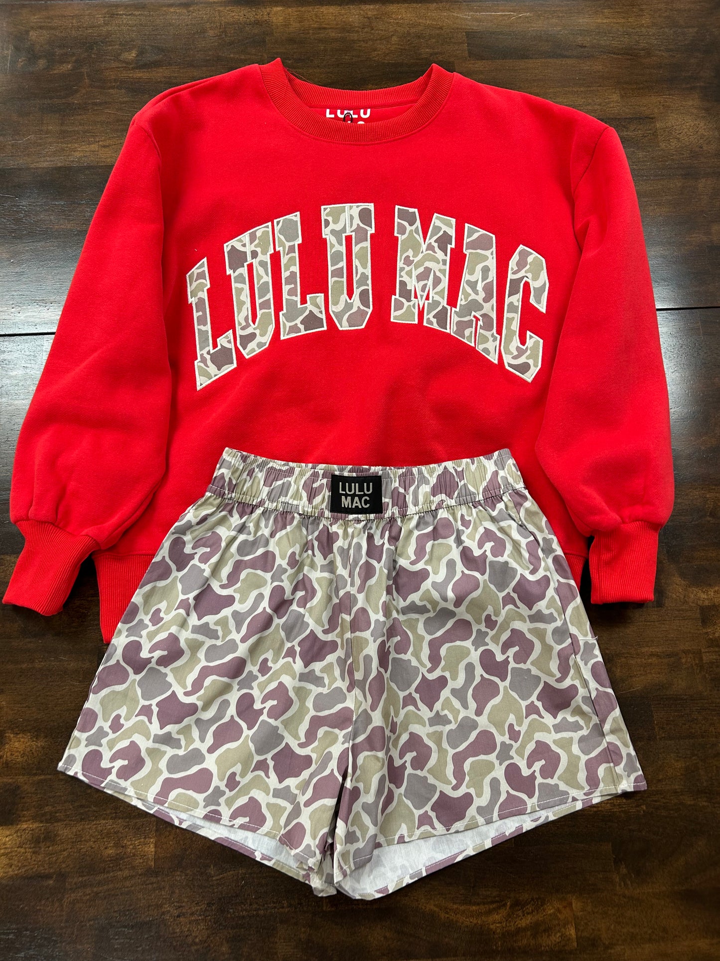 LuLu Mac Camo Windbreaker Shorts