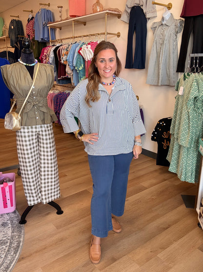 The Yacht Club Top- Indigo