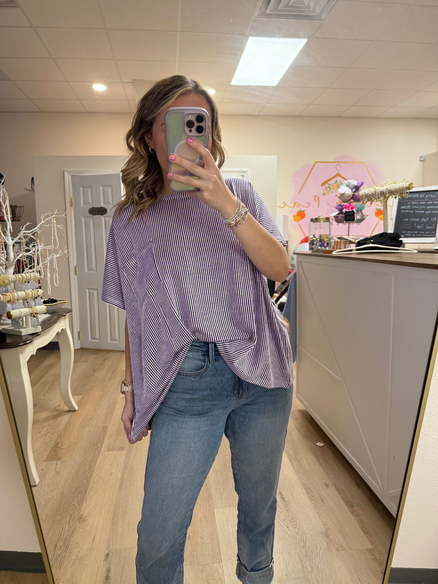 Zenana Two Toned Ribbed Top