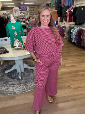 Stripe It Easy Set- Chocolate Pink