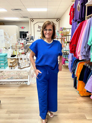 All in Luxe Set- Royal Blue