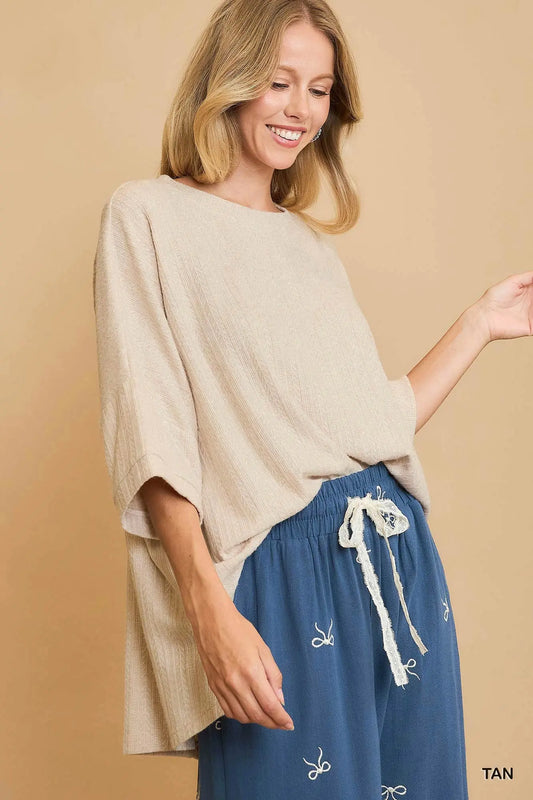 Umgee Soft Touch Oversized Top