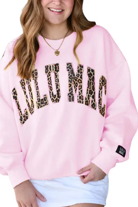LuLu Mac Sweatshirt- Leopard