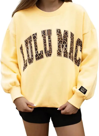 LuLu Mac Sweatshirt- Leopard