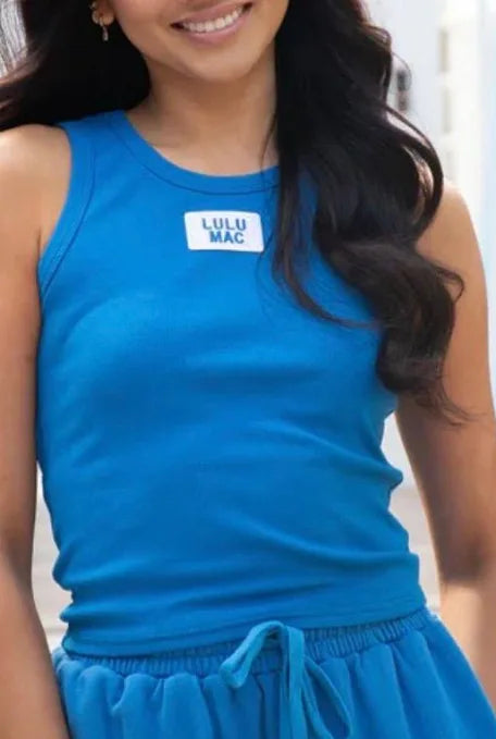 LuLu Mac Tank- Bright Blue