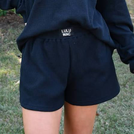 LuLu Mac Waffle Solid Shorts