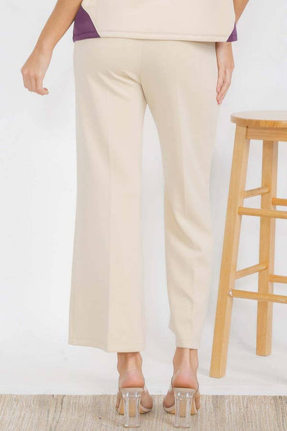 Women's Sofie Soft Cropped Pants : Navy