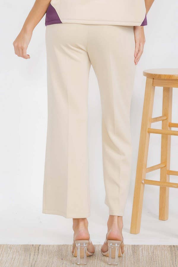 Women's Sofie Soft Cropped Pants : Oatmeal