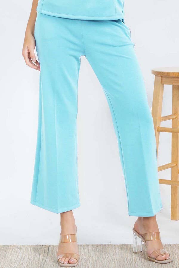 Women's Sofie Soft Cropped Pants : Navy