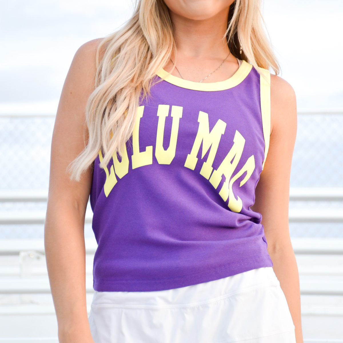 LM Tank Dark Purple/Yellow